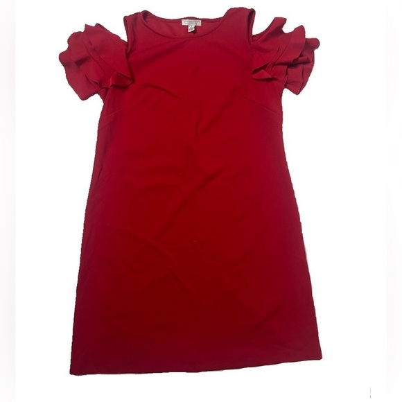 London Style Collection Red Dress size 8 - Picture 1 of 4